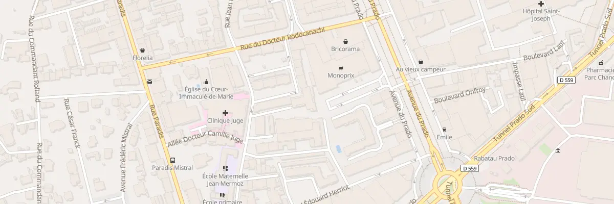 Plan du 15 Rue henri cheneaux à Marseille 8e Arrondissement