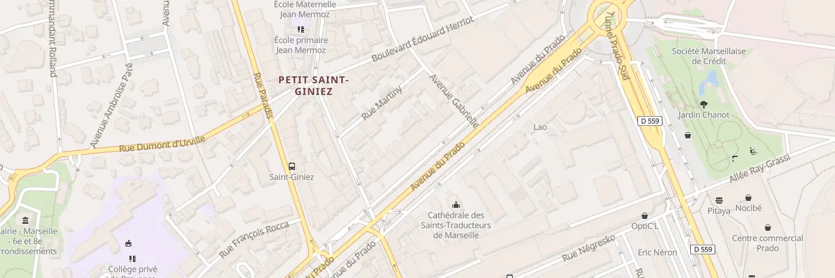 Plan du 352 Av du Prado à Marseille 8e Arrondissement