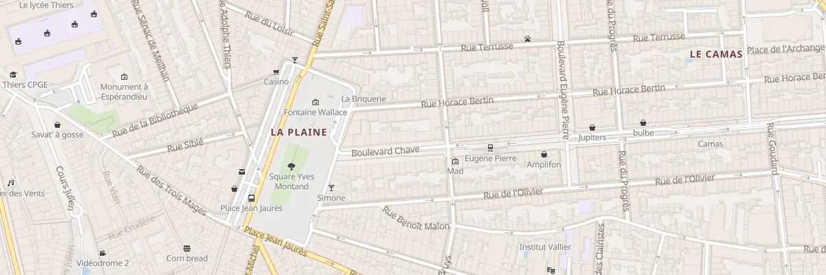 Plan du 17 Bd Chave à Marseille 5e Arrondissement