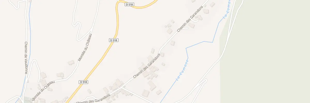 Plan du 5054 Les Garandons à Chamaloc
