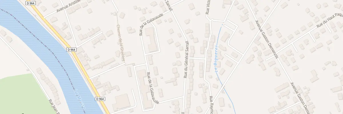 Plan du 41 Rue du General Sarrail à Belleville-sur-Meuse