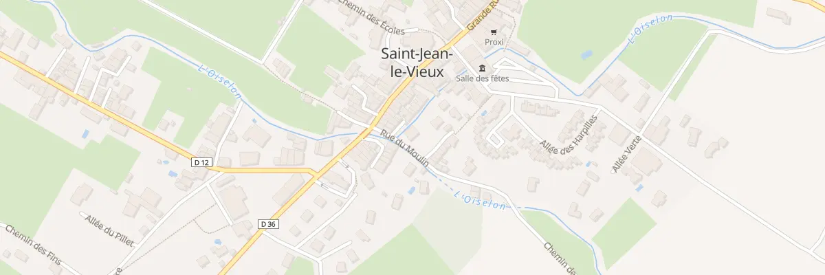 Plan du 33 Rue du Moulin à Saint-Jean-le-Vieux