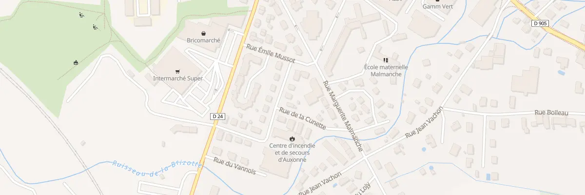 Plan du 6 Rue Sainte Colette à Auxonne