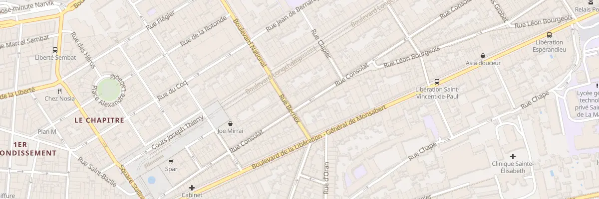 Plan du 47 Rue consolat à Marseille 1er Arrondissement