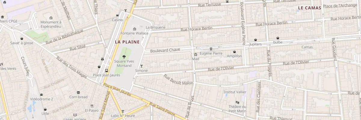Plan du 24 Bd Chave à Marseille 5e Arrondissement