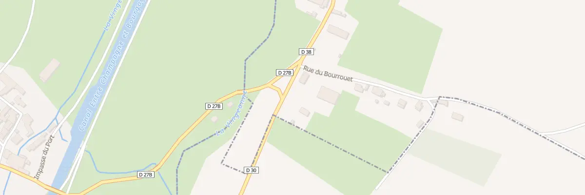 Plan du 1 Rue du Bourrouet à Attricourt