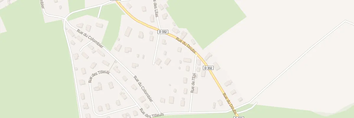Plan du 22 Rue du Doubs à Champdivers