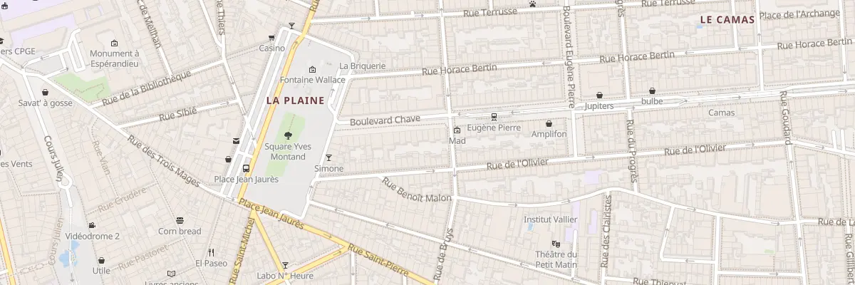 Plan du 26 Bd Chave à Marseille 5e Arrondissement