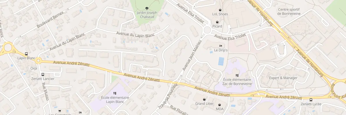 Plan du 9001 Av Jean Malrieu à Marseille 8e Arrondissement