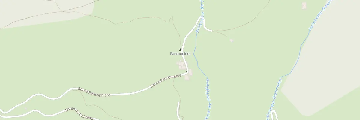 Plan du 735 Rte Ranconnière à Choranche