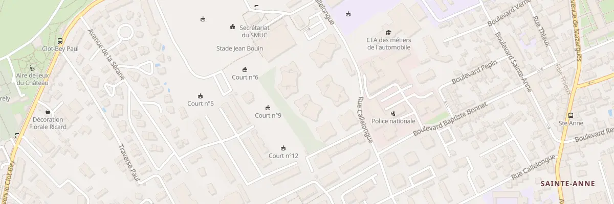 Plan du 44 Rue callelongue à Marseille 8e Arrondissement