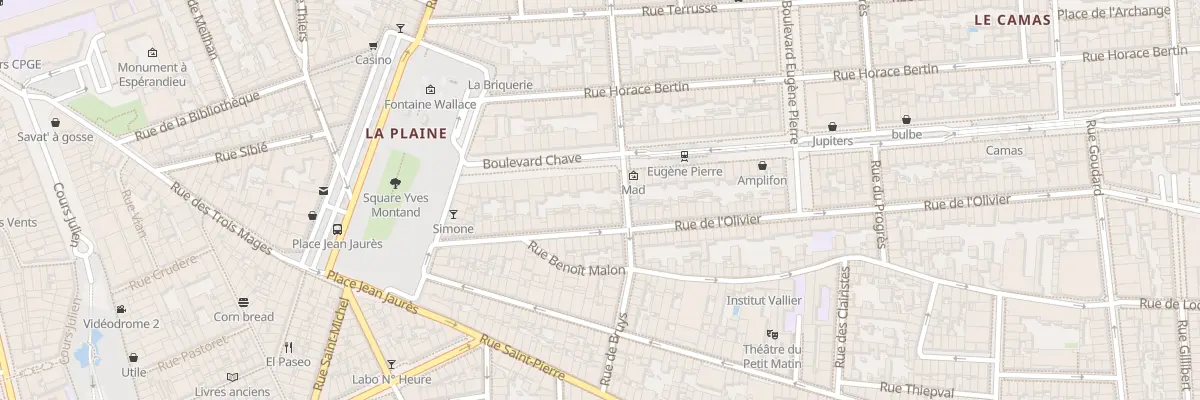 Plan du 28 Bd Chave à Marseille 5e Arrondissement