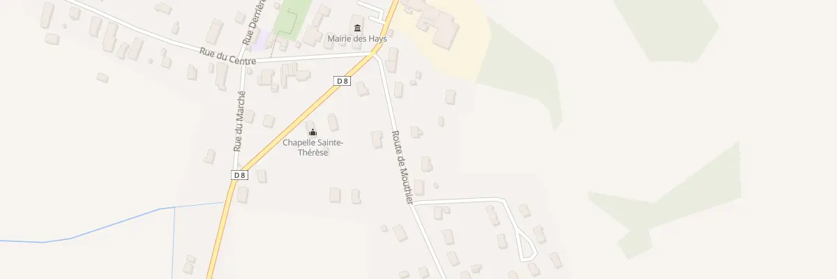 Plan du 5 Rte de Mouthier aux Hays