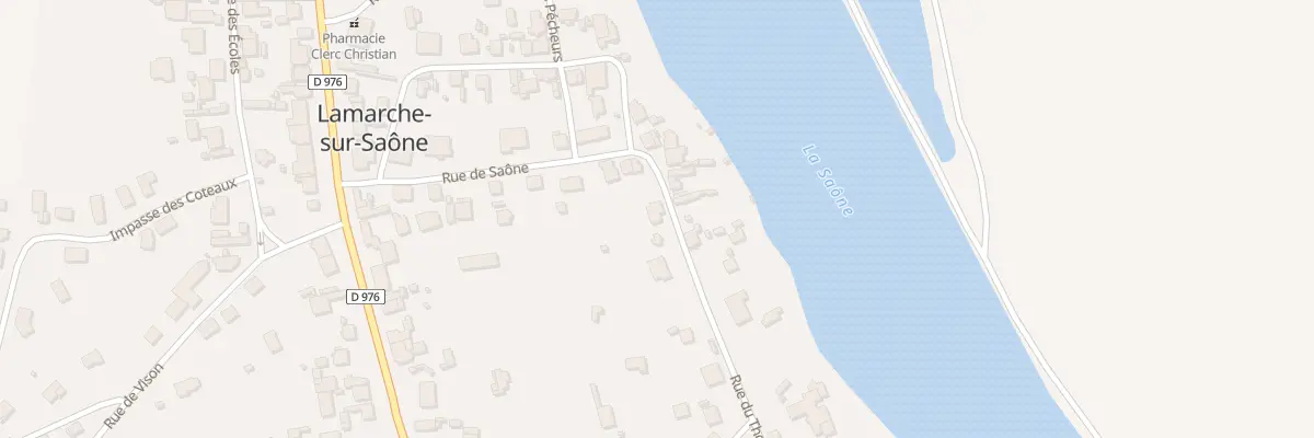 Plan du 8 Rue du Thorey à Lamarche-sur-Saône
