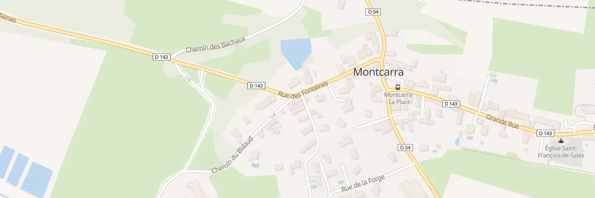 Plan du 8 Imp de Montfleurier à Montcarra
