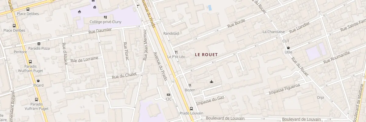 Plan du 179 Av du Prado à Marseille 8e Arrondissement