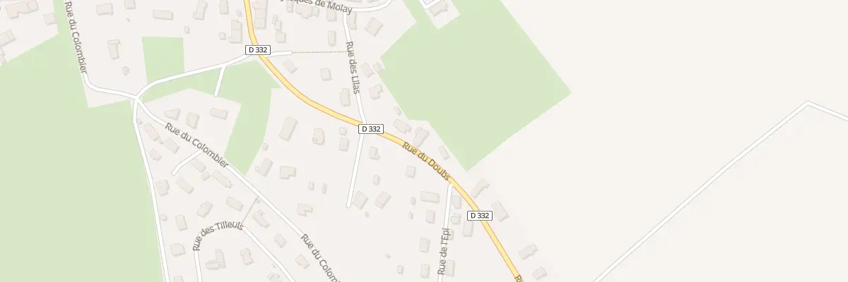 Plan du 7 Rue du Doubs à Champdivers