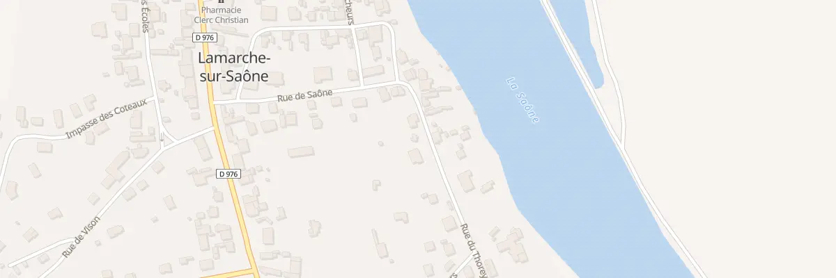 Plan du 10 Rue du Thorey à Lamarche-sur-Saône