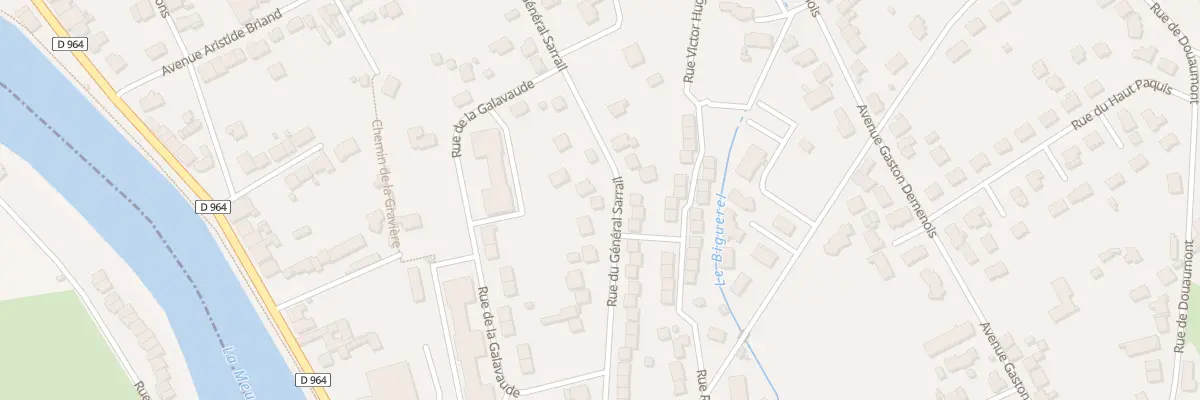 Plan du 43 Rue du General Sarrail à Belleville-sur-Meuse
