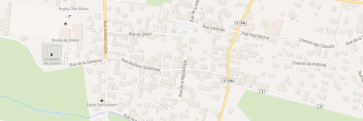 Plan du 203 Rue de la Republique à Sillans