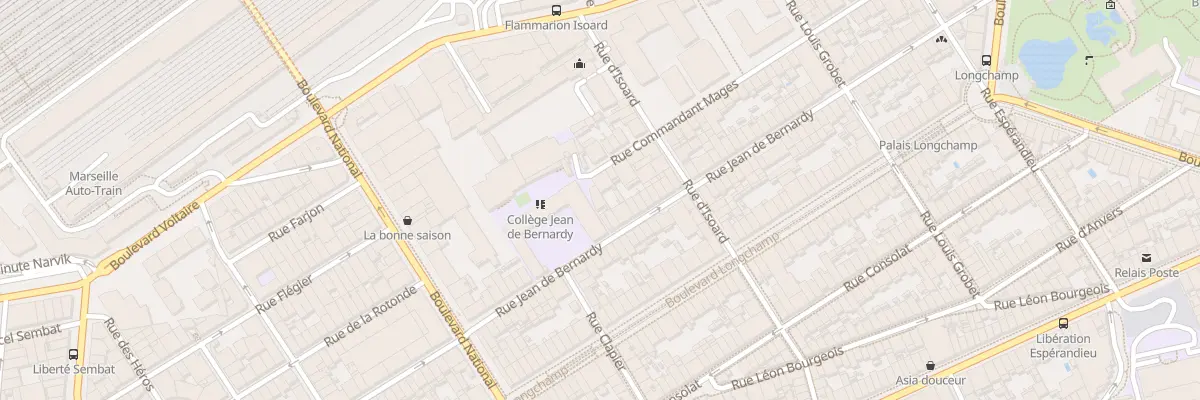 Plan du 39A Rue jean de bernardy à Marseille 1er Arrondissement