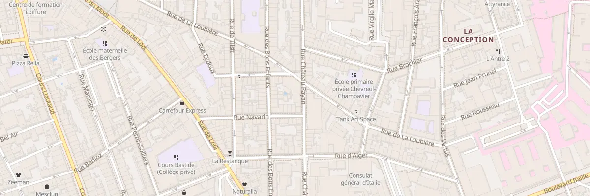 Plan du 50 Rue chateau payan à Marseille 5e Arrondissement