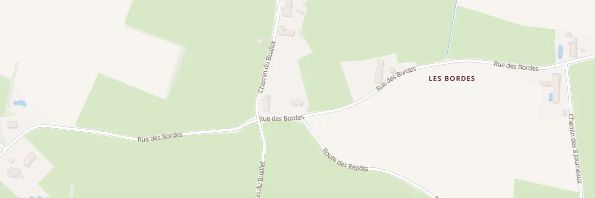 Plan du 1187 Rue des Bordes à Saillenard