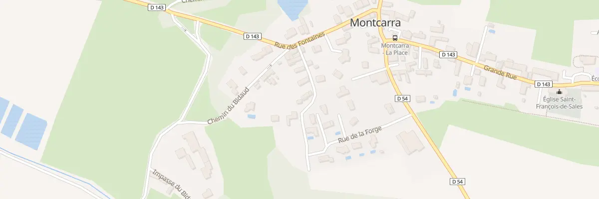 Plan du 88 Imp de Montfleurier à Montcarra
