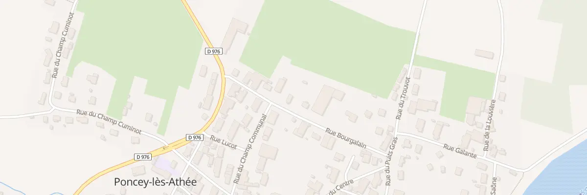 Plan du 9 Rue Bourgalin à Poncey-lès-Athée