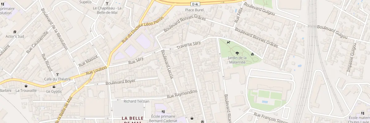 Plan du 65 Bd Allemand à Marseille 3e Arrondissement