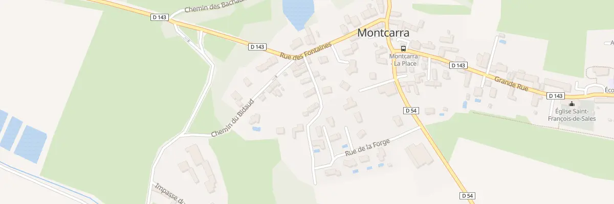 Plan du 64 Imp de Montfleurier à Montcarra