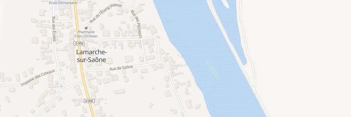 Plan du 7 Rue du Thorey à Lamarche-sur-Saône