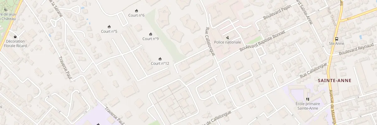 Plan du 62 Rue callelongue à Marseille 8e Arrondissement
