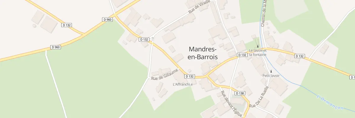 Plan du 4 Rue de la Croix à Mandres-en-Barrois
