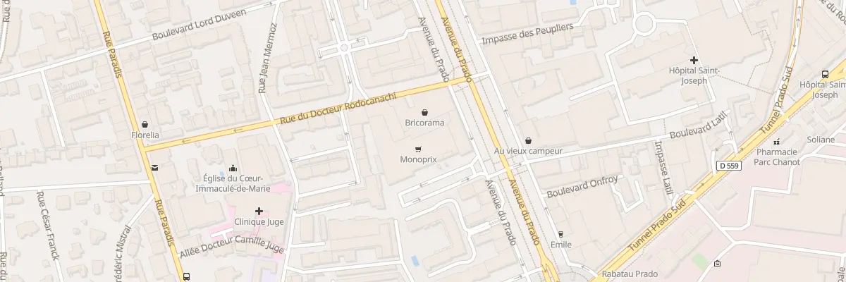 Plan du 258 Av du Prado à Marseille 8e Arrondissement