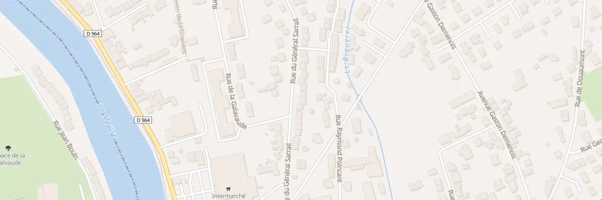 Plan du 68 Rue du General Sarrail à Belleville-sur-Meuse