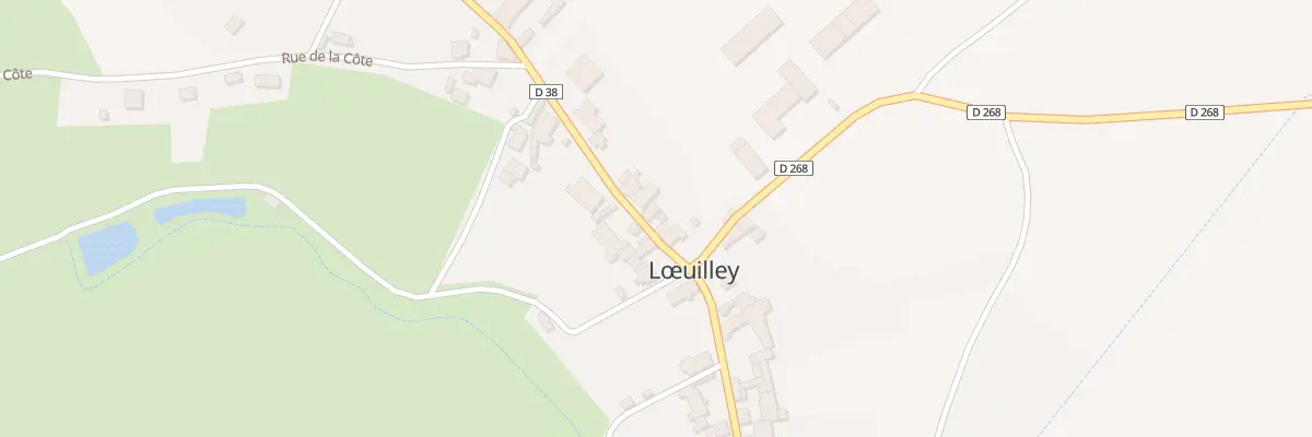 Plan du 4 Rte de Fley à Lœuilley
