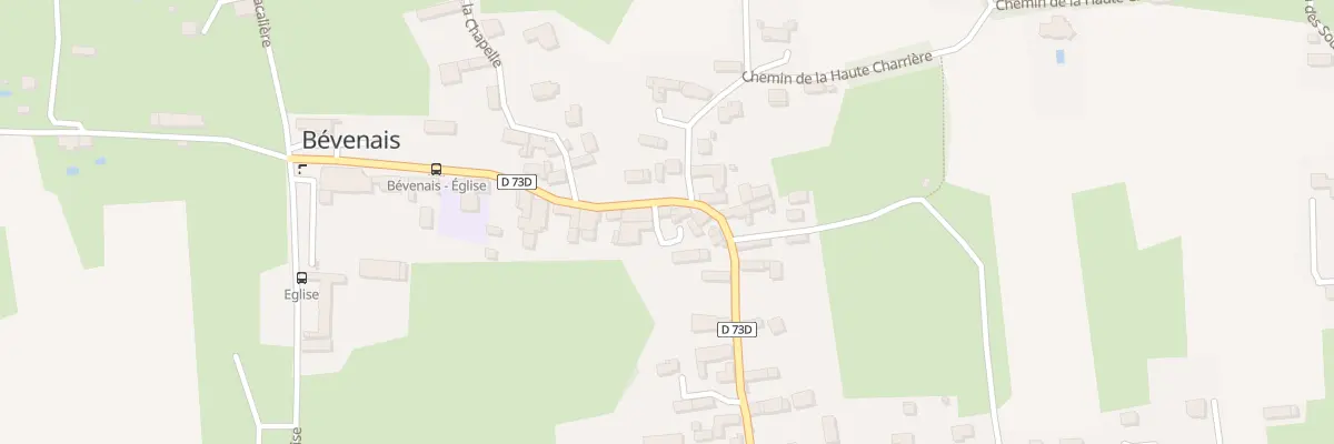 Plan du 280 Rue de la Charrière à Bévenais