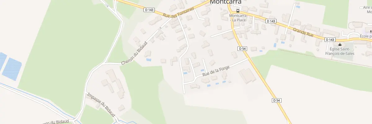 Plan du 146 Rue de la Forge à Montcarra
