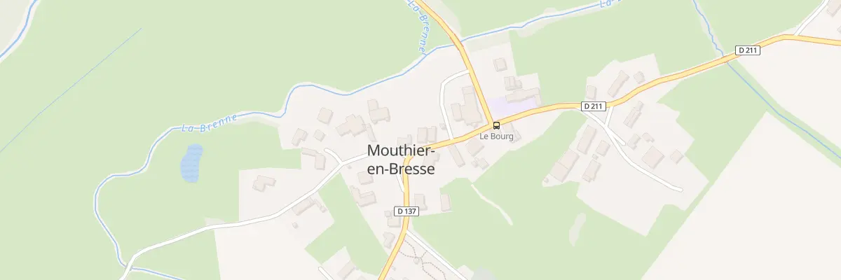 Plan du 1B Rte de Chaumergy à Mouthier-en-Bresse