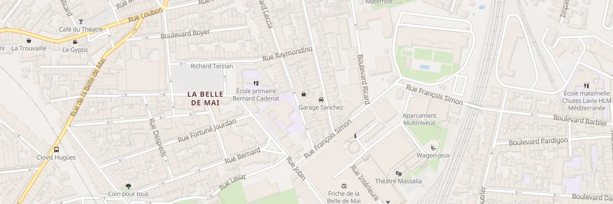 Plan du 16 Bd Leccia à Marseille 3e Arrondissement