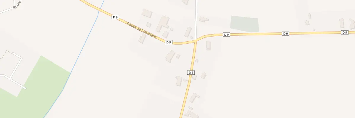 Plan du 9 Rte de Neublans aux Hays