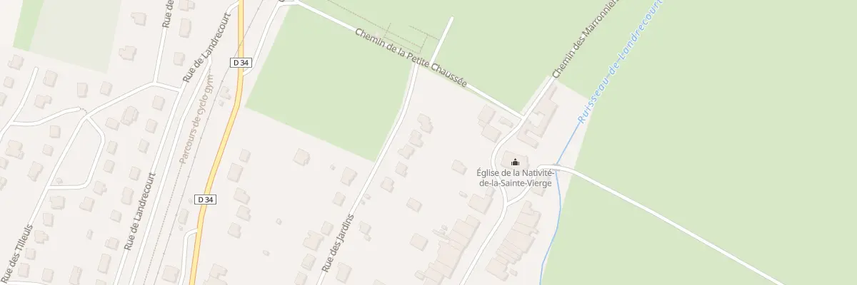 Plan du 28 Rue des Jardins à Dugny-sur-Meuse