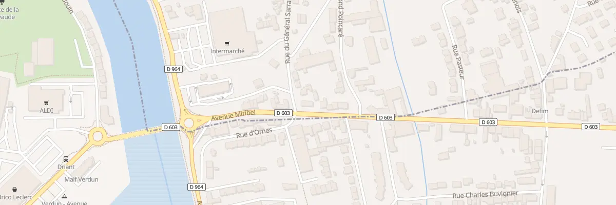 Plan du 17 Av Miribel à Belleville-sur-Meuse