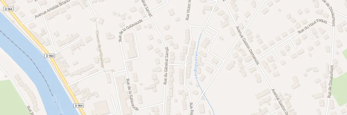Plan du 6017 Rue du General Sarrail à Belleville-sur-Meuse