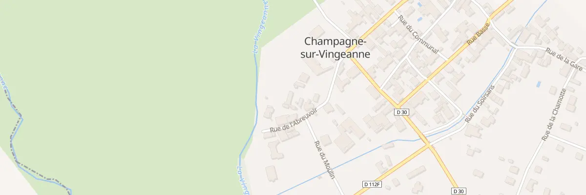 Plan du 4 Rue de l’Abreuvoir à Champagne-sur-Vingeanne