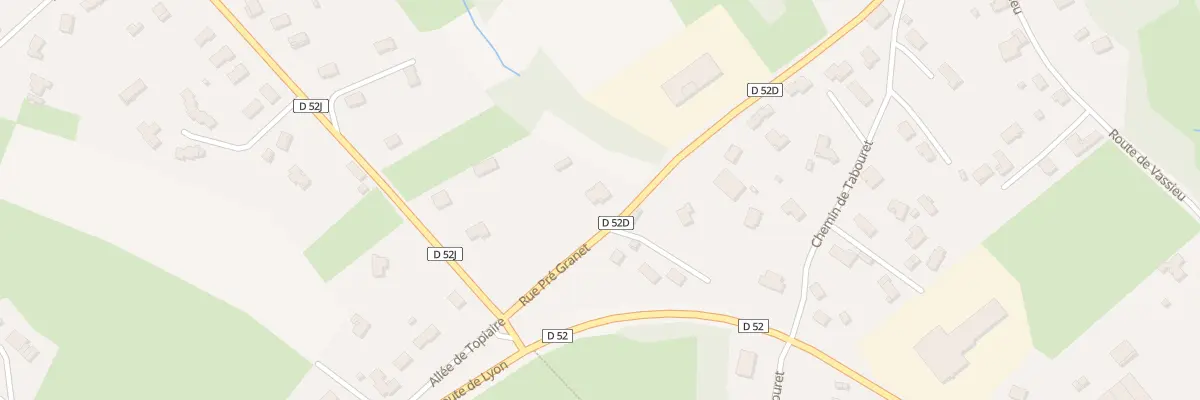 Plan du 117 Rue Pré Granet à Porcieu-Amblagnieu