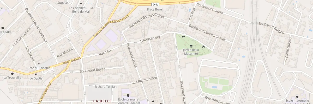 Plan du 64 Bd Allemand à Marseille 3e Arrondissement