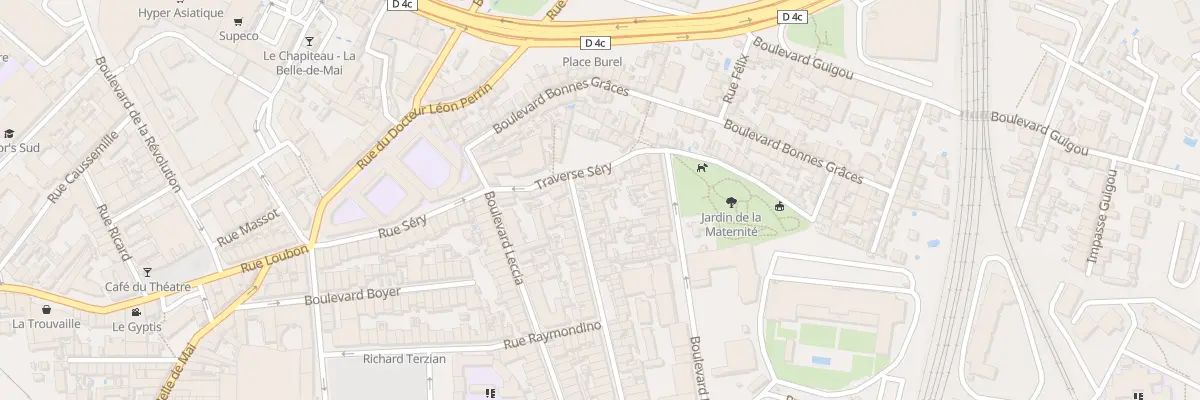 Plan du 70 Bd Allemand à Marseille 3e Arrondissement