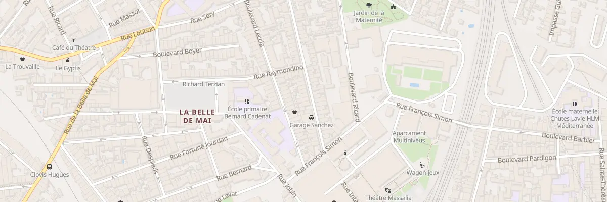 Plan du 23A Bd Allemand à Marseille 3e Arrondissement